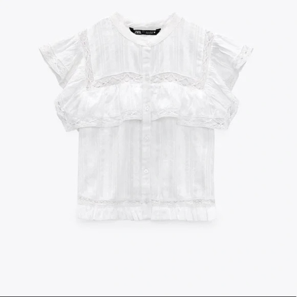 Zara Ruffle Top